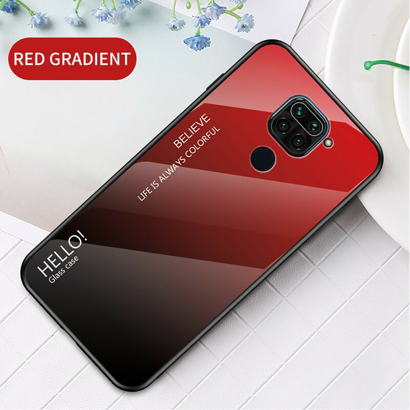 Xiaomi Redmi Note 9 Tempered Glass Case Hello