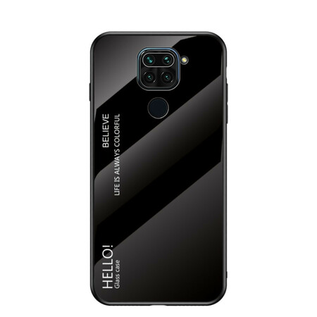Xiaomi Redmi Note 9 Tempered Glass Case Hello