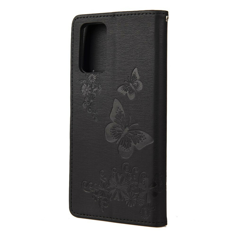 Samsung Galaxy S20 FE Case Only Butterflies with Strap