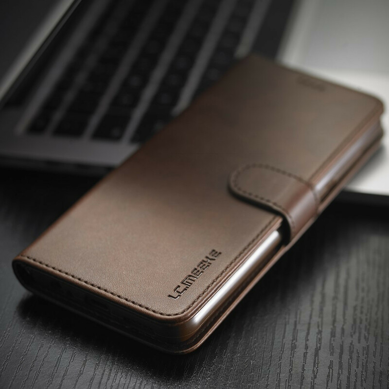 Xiaomi Redmi Note 9 Case LC.IMEEKE Leather effect