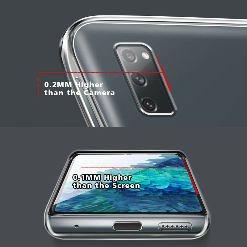 Samsung Galaxy S20 FE Clear Case Reinforced Corners