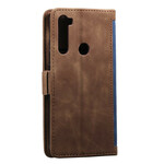 Xaiomi Redmi Note 8T Two-tone Leather Case Reinforced Contours