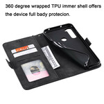 Xaiomi Redmi Note 8T Two-tone Leather Case Reinforced Contours