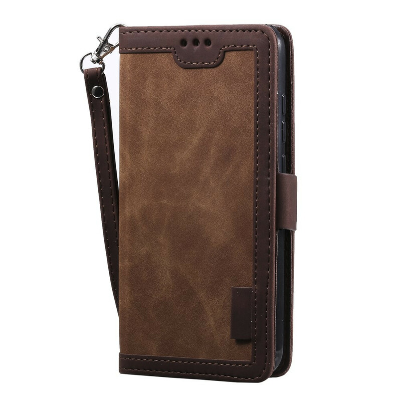 Xaiomi Redmi Note 8T Two-tone Leather Case Reinforced Contours