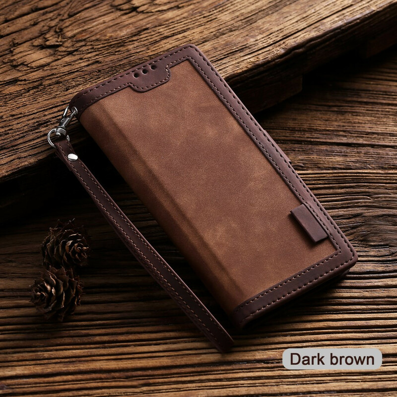 Xaiomi Redmi Note 8T Two-tone Leather Case Reinforced Contours
