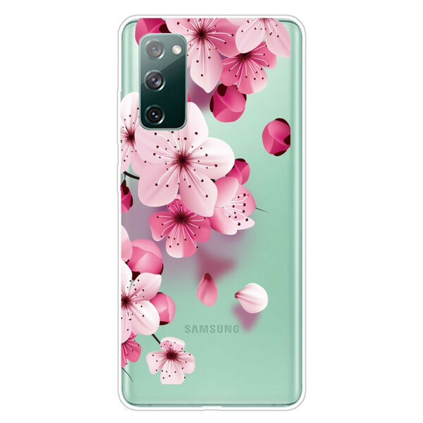 Case Samsung Galaxy S20 FE Small Pink Flowers