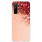 Huawei P40 Lite 5G Transparent Cover Romantic Tree