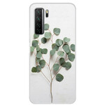 Huawei P40 Lite 5G Transparent Case Realistic Leaves