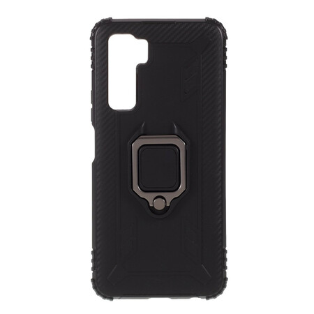 Huawei P40 Lite 5G Ring and Carbon Fiber Case