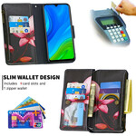 Case Huawei P Smart 2020 Zipped Pocket Flower