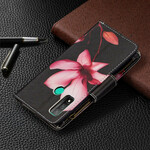 Case Huawei P Smart 2020 Zipped Pocket Flower