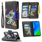 Case Huawei P Smart 2020 Zipped Pocket Butterflies