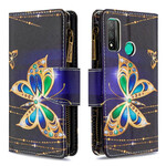 Case Huawei P Smart 2020 Zipped Pocket Butterflies