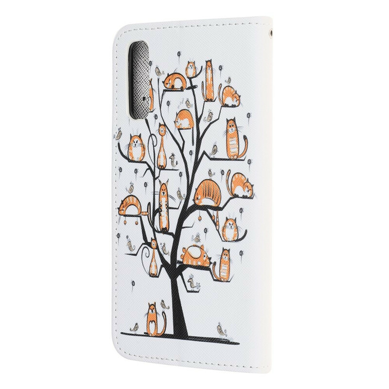 Huawei P Smart S Funky Cats Lanyard Case