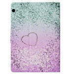 Cover Huawei MediaPad T3 10 Paillettes Coeur