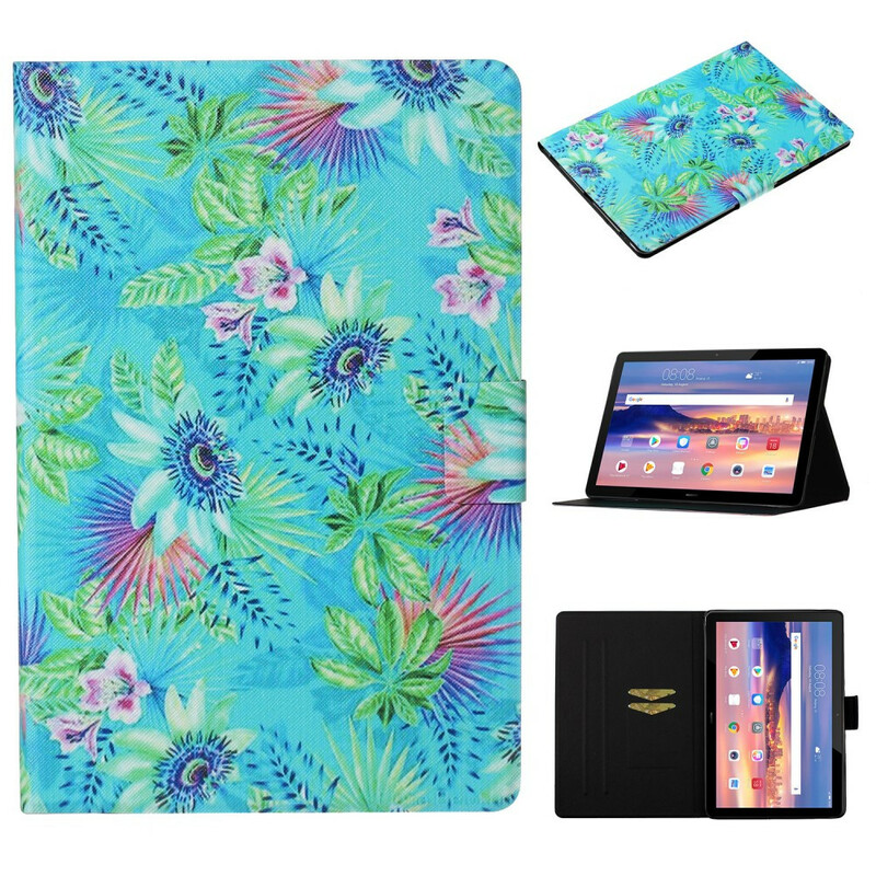 Case Huawei MediaPad T3 10 Flowers and Leaves