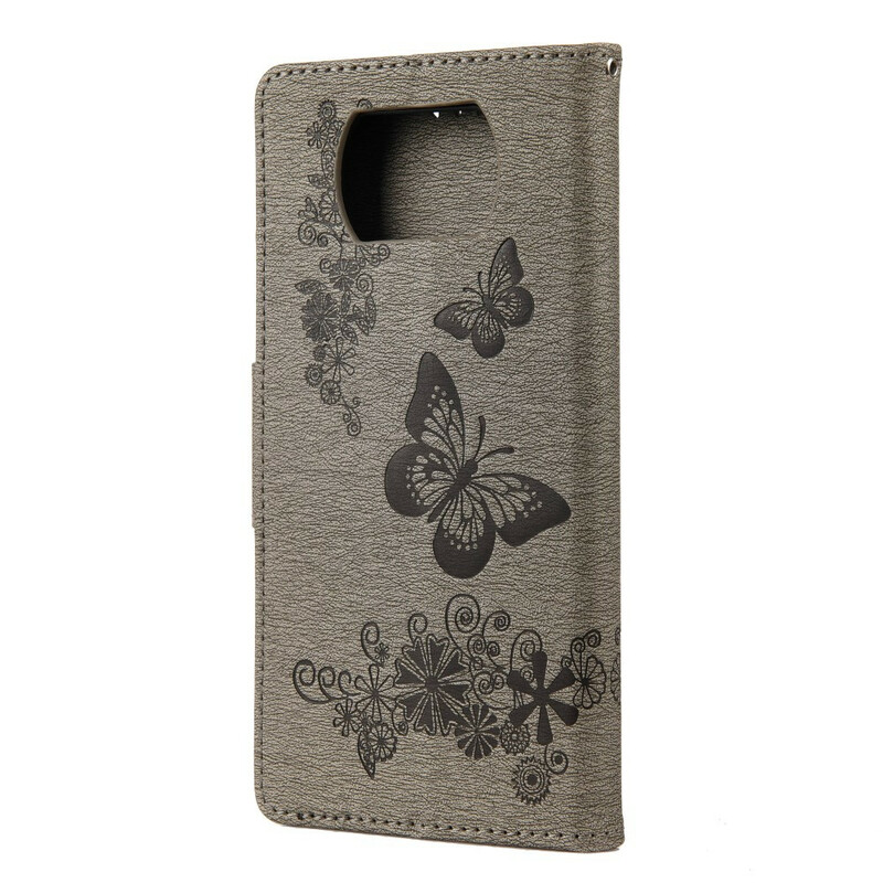 Poco X3 Butterflies Only Case with Strap