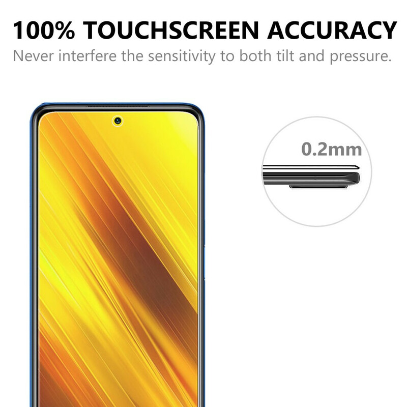 Verre Trempé Xiaomi Poco X3 et X3 Pro Protection Ecran Ultra-résistant -  Transparent
