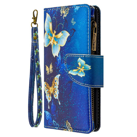 Samsung Galaxy Note 10 Zipped Pocket Butterflies