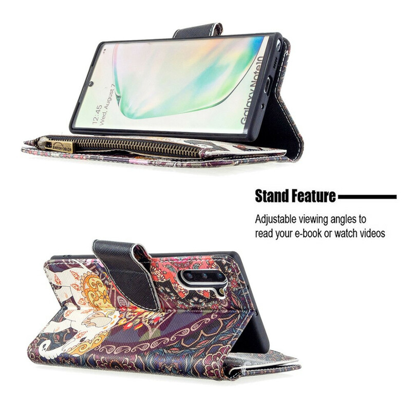 Samsung Galaxy Note 10 Zipped Pocket Elephant Case
