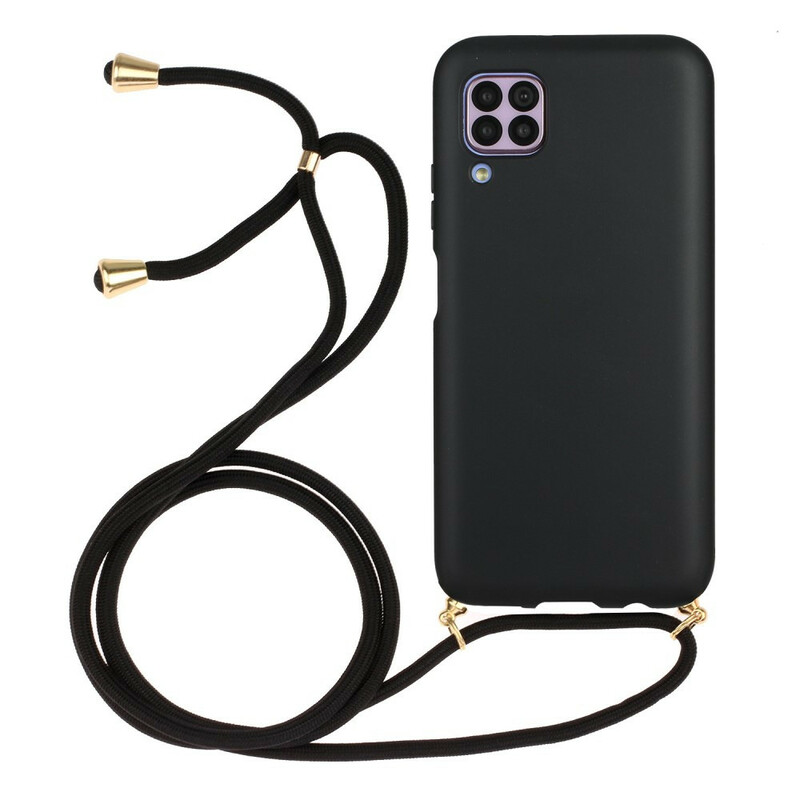 Huawei P40 Lite Silicone Case with Colored Cord