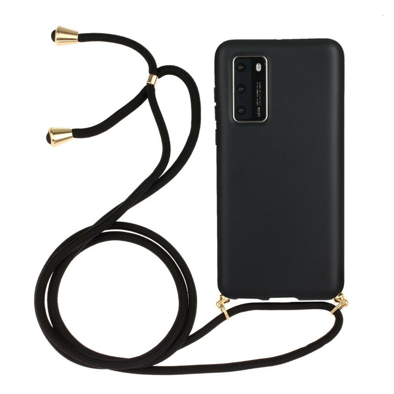 Huawei P40 Silicone Case with Colored Cord