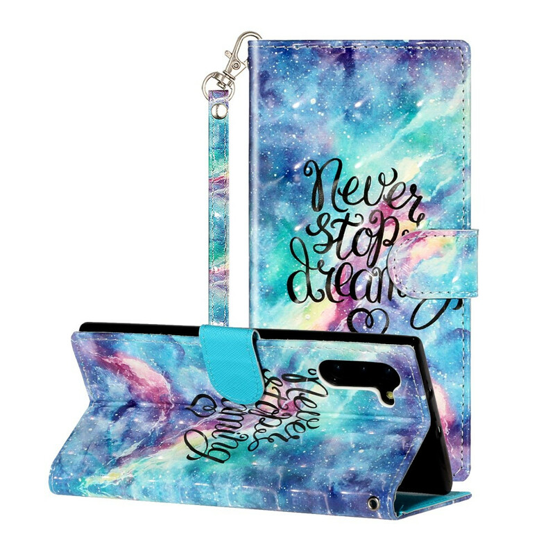 Cover Samsung Galaxy Note 10 Never Stop Dreaming Light Spots