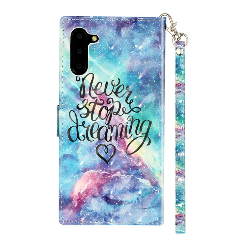 Cover Samsung Galaxy Note 10 Never Stop Dreaming Light Spots