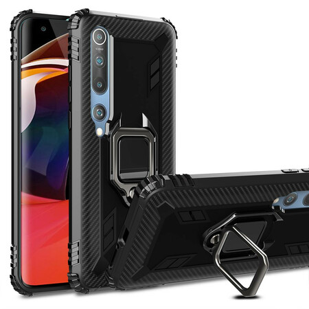 Xiaomi Mi 10 / 10 Pro Ring and Carbon Fiber Case