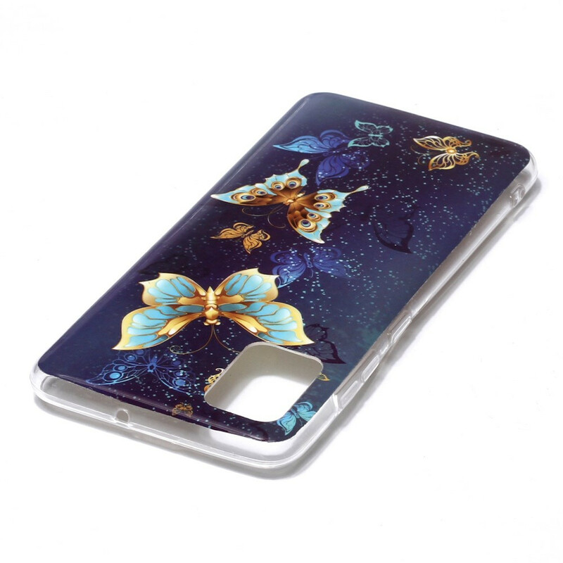 Samsung Galaxy A51 Case Fluorescent Butterfly Series