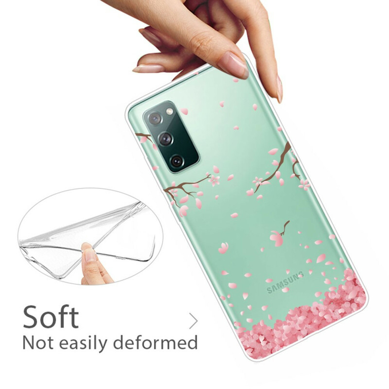 Case Samsung Galaxy S20 FE Branches with Flowers