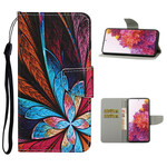 Samsung Galaxy S20 Case FE Colored Leaves with Strap