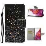 Samsung Galaxy S20 FE Star and Glitter Case with Strap