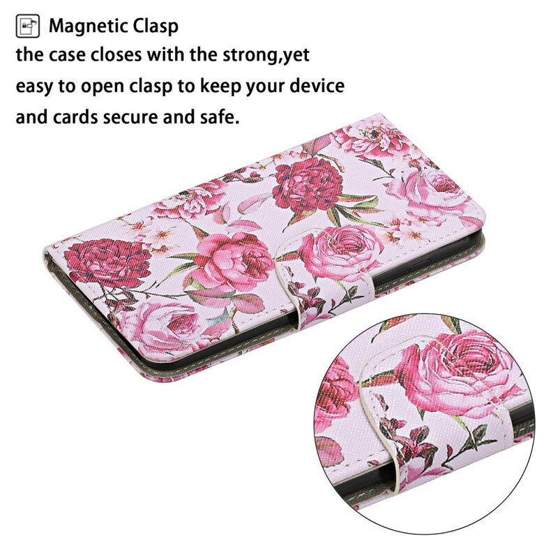Case Samsung Galaxy S20 FE Magistral Flowers with Strap