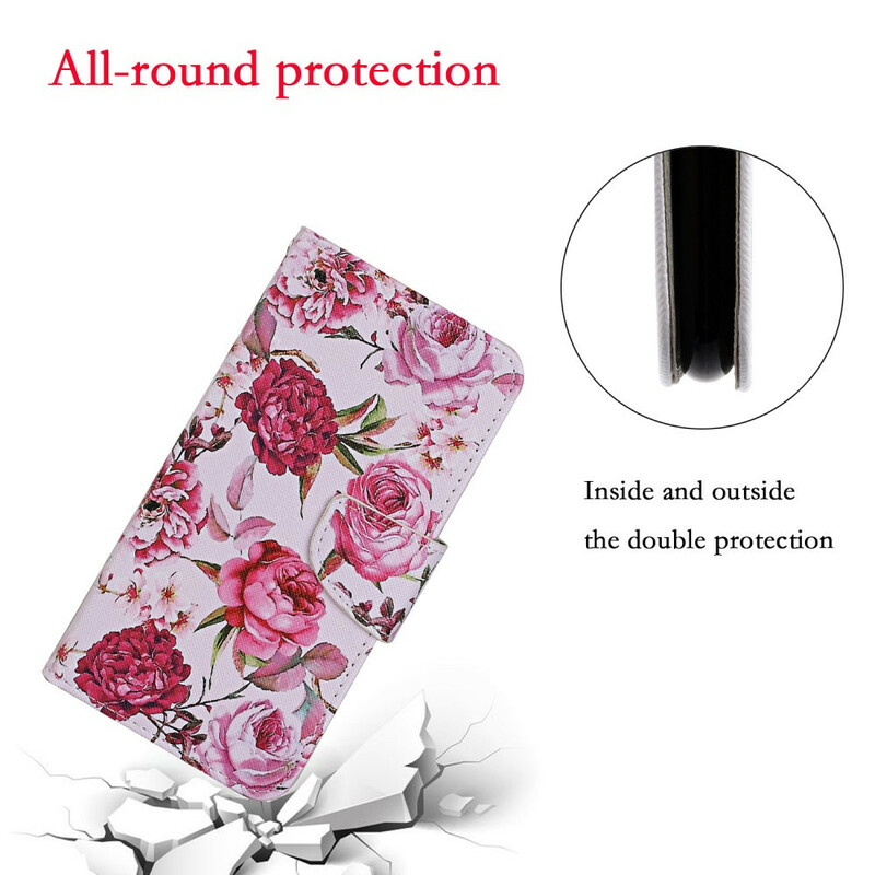 Case Samsung Galaxy S20 FE Magistral Flowers with Strap