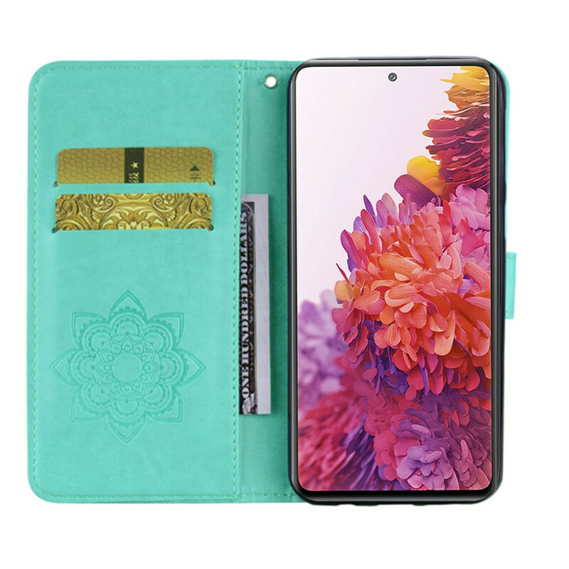 Cover Samsung Galaxy S20 FE Hibou Mandala et Breloque
