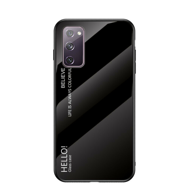 Case Samsung Galaxy S20 FE Tempered Glass Hello