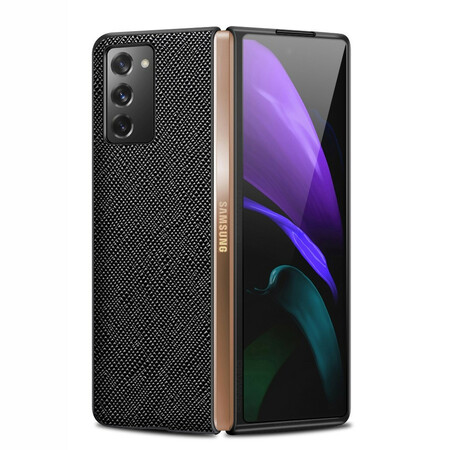 Samsung Galaxy Z Fold 2 Genuine Leather Case Textured