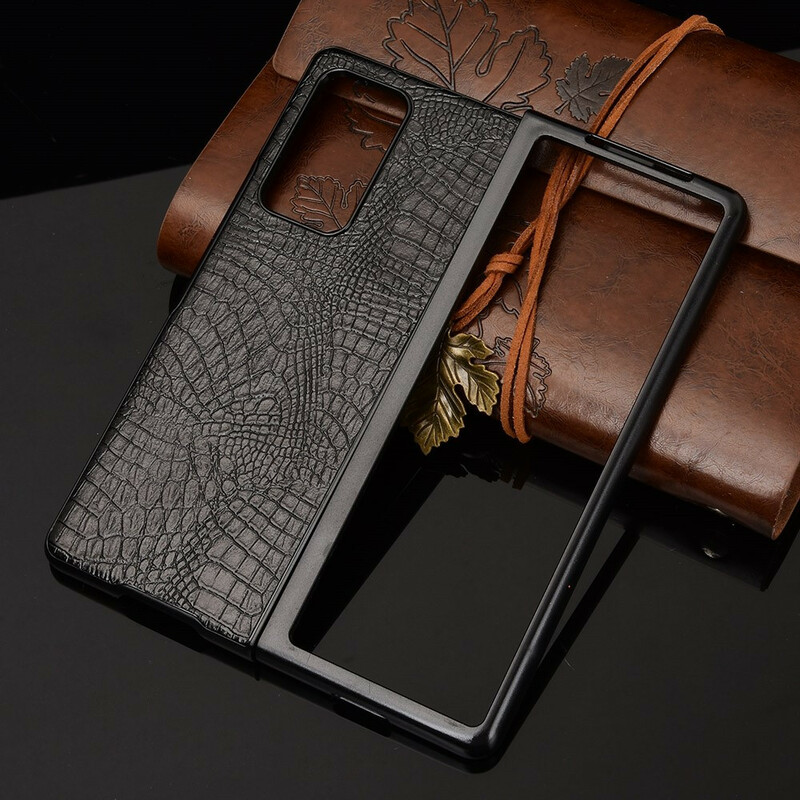 Samsung Galaxy Z Fold 2 Crocodile Skin Style Case