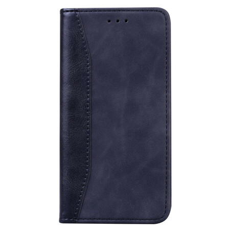 Flip Cover Huawei P Smart 2020 Effet Cuir Business Bicolore