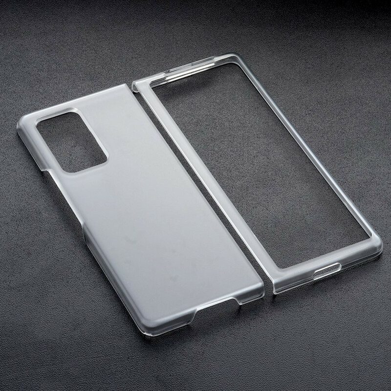 Samsung Galaxy Z Fold 2 Plastic Case Clear Matte