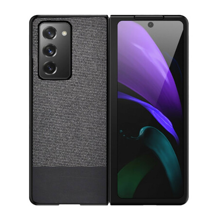 Case Samsung Galaxy Z Fold 2 Simili Cuir et Tissu