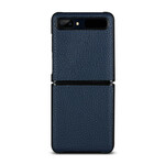 Samsung Galaxy Z Flip Case Genuine Leather Lychee