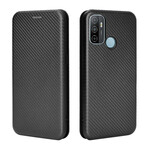 Flip Cover Oppo A53 Silicone Fibre Charcoal Coloré