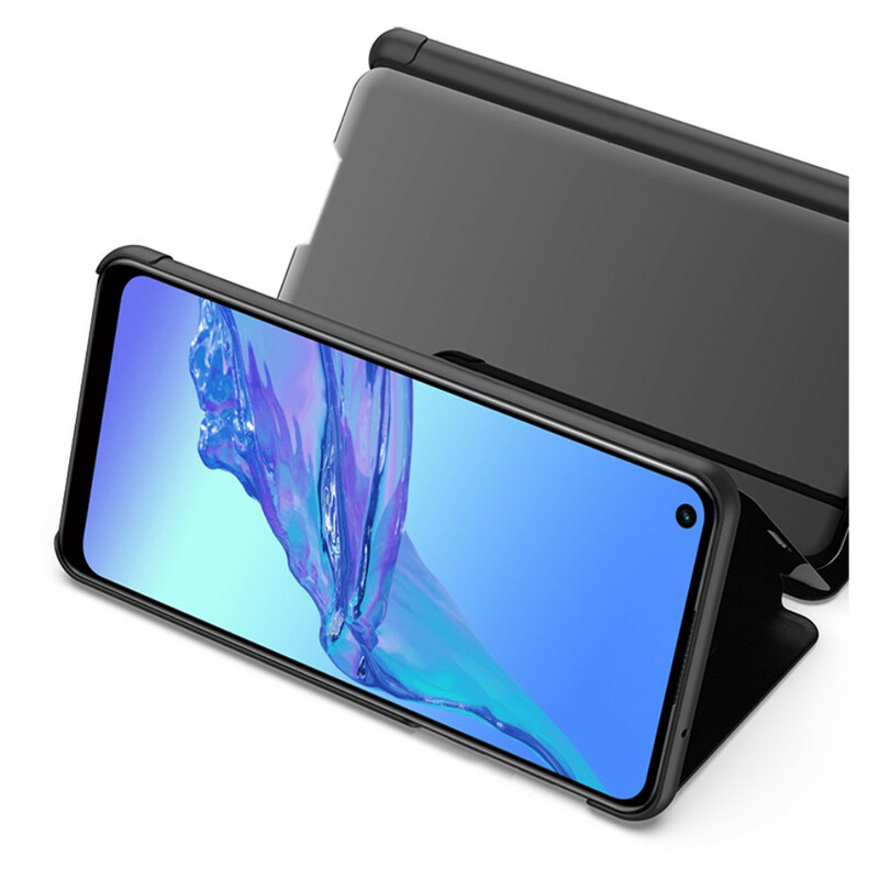 View Cover Oppo A53 Miroir et Simili Cuir