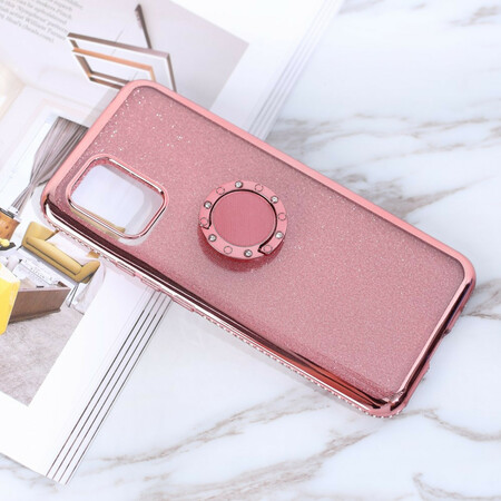 Xiaomi Mi 10 Lite Case Glitter and Diamond Ring