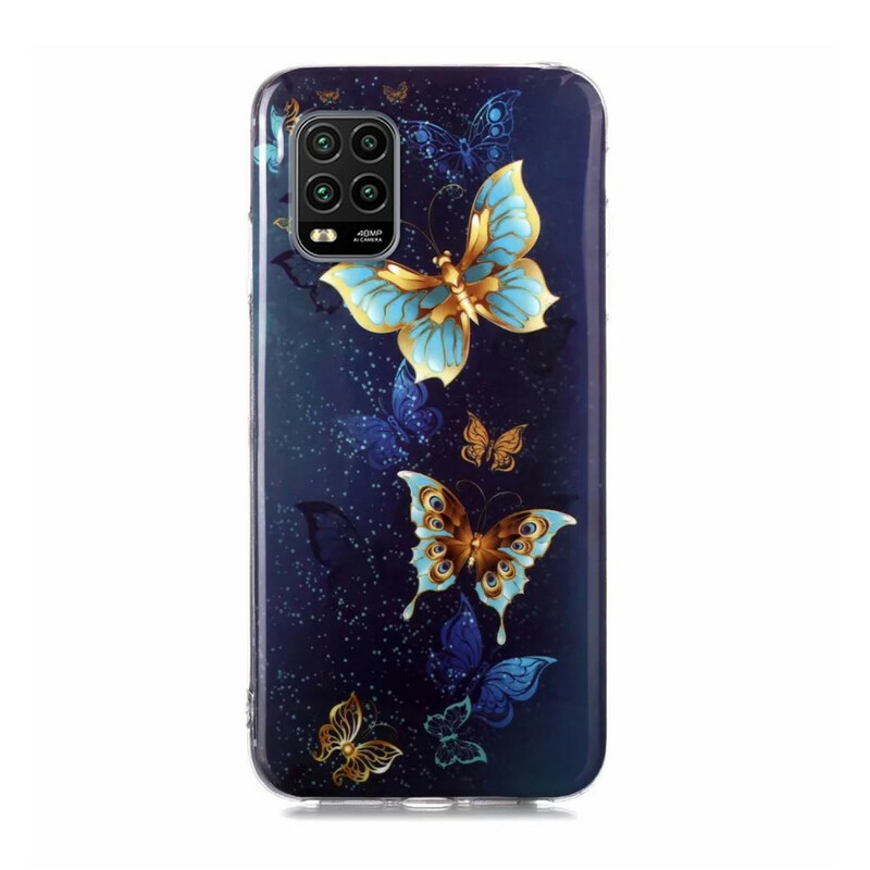 Xiaomi Mi 10 Lite Case Butterfly Series Fluorescent