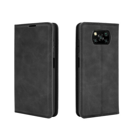 Flip Cover Xiaomi Poco X3 Soft Leather Effect