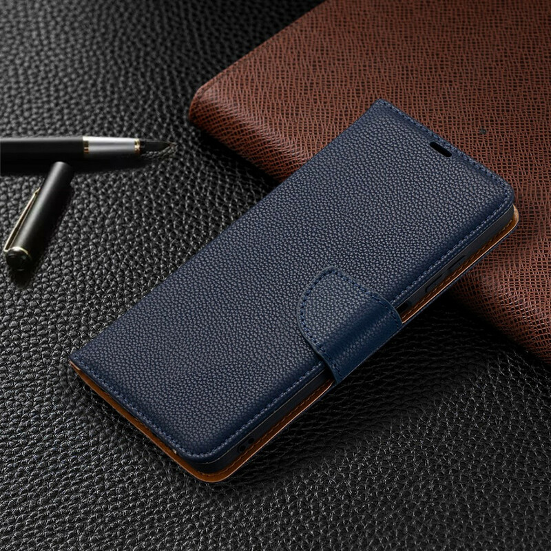 Xiaomi Poco X3 Lychee Case Oblique Flap