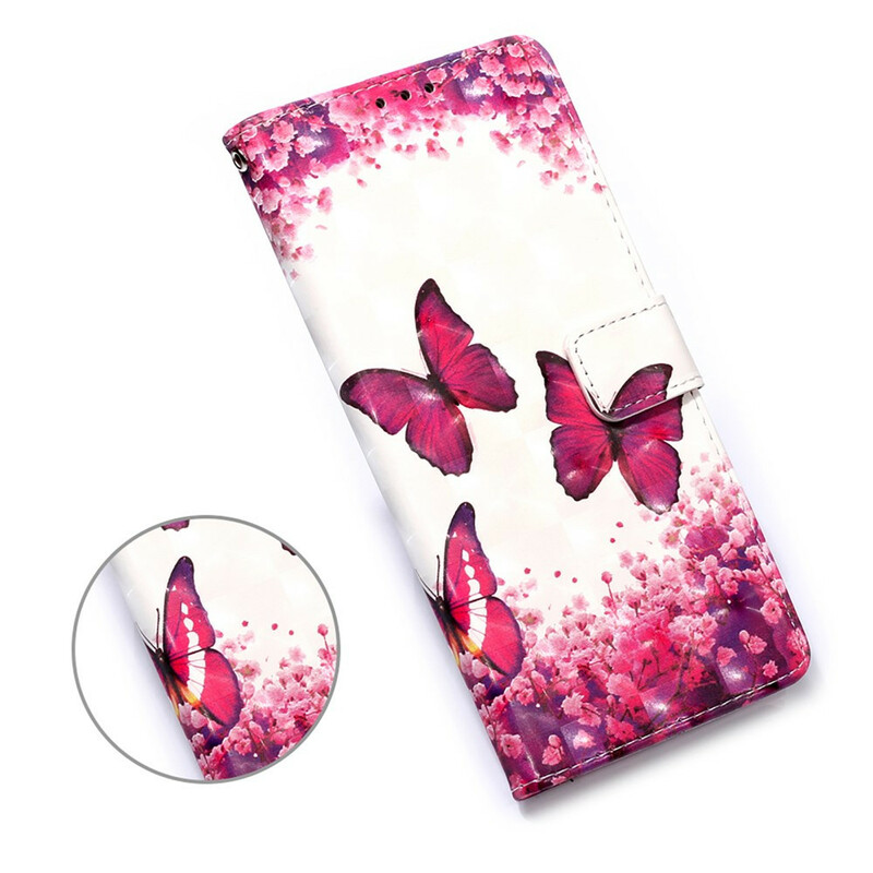 Housse Xiaomi Poco X3 Papillons Rouges